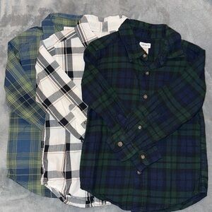 3 Boys Size 4/4T Button Down Collared Shirts
